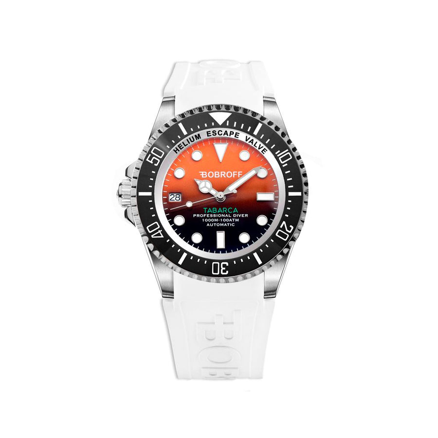 White Rubber Sport Watch