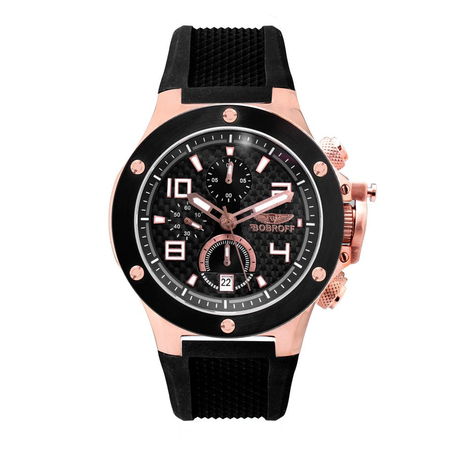 Black Rubber Dress Watch