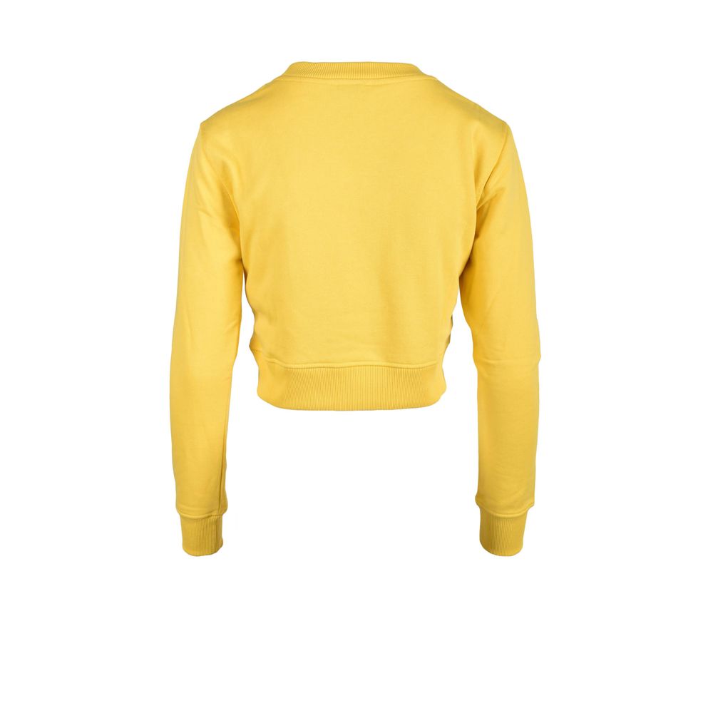 Yellow Cotton Sweatshirt