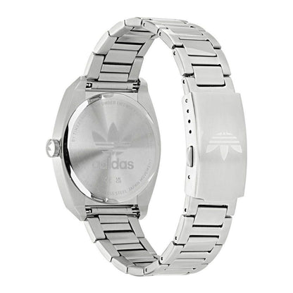Gray Stainless Steel Dress Watch