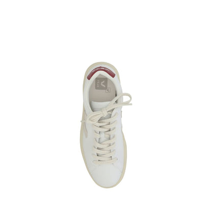 White Calf Leather Bos Taurus Low Top Sneakers