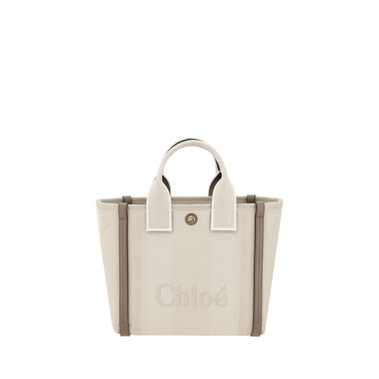 Beige Cotton Handbag