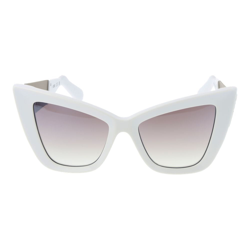 White Acetate Sunglasses