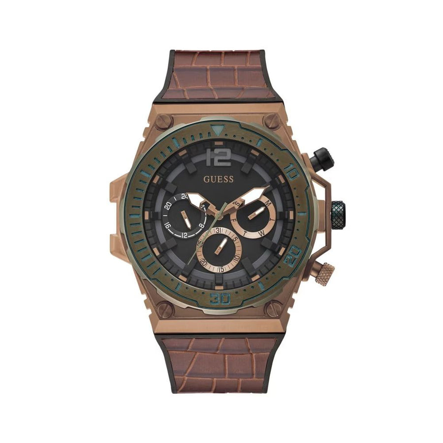 Brown Synthetic Dress Watch