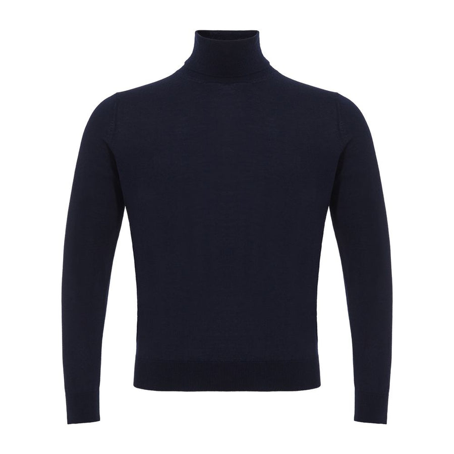 Blue Cashmere Turtleneck