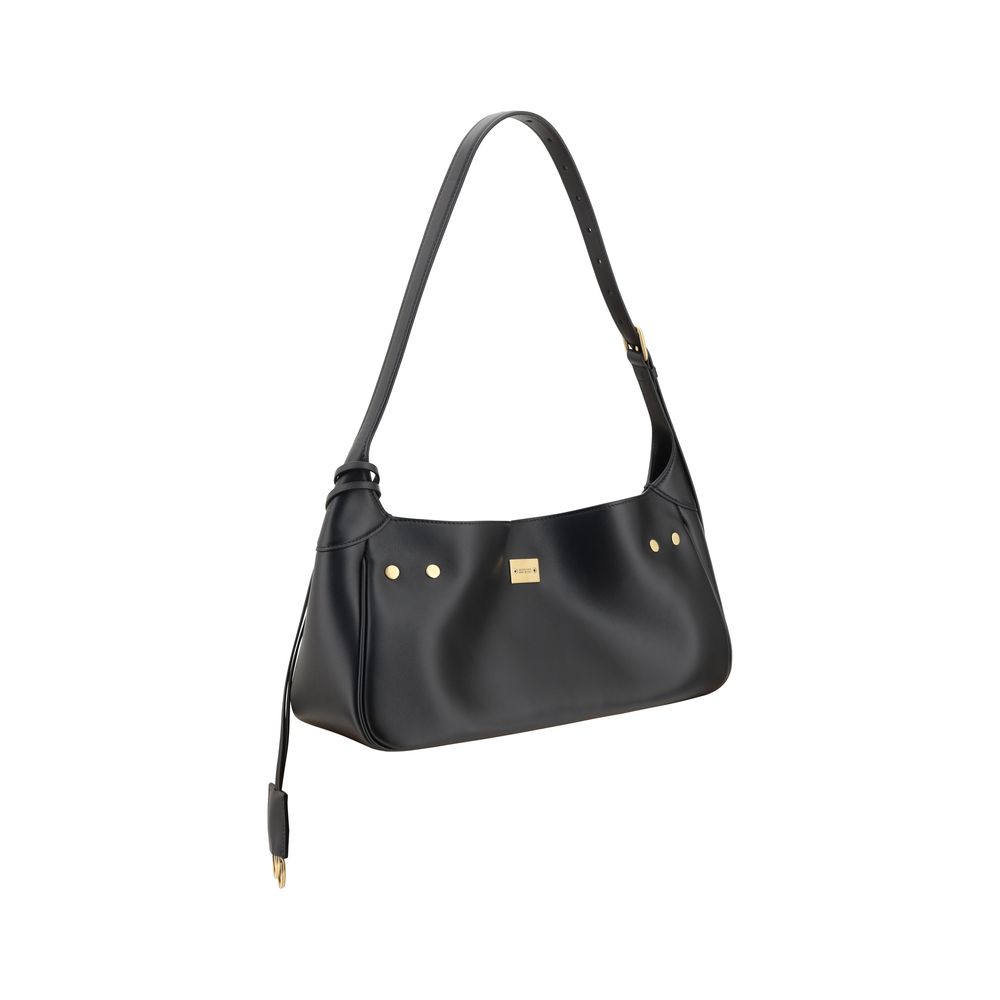 Black Calf Leather Bos Taurus Shoulder Bag