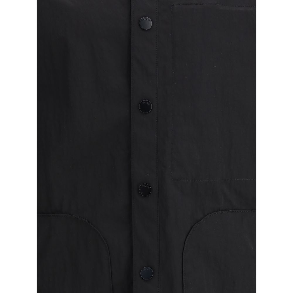 Black Polyester Coat