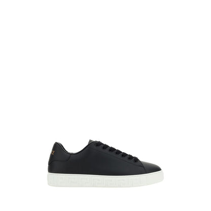 Black Rubber Low Top Sneakers