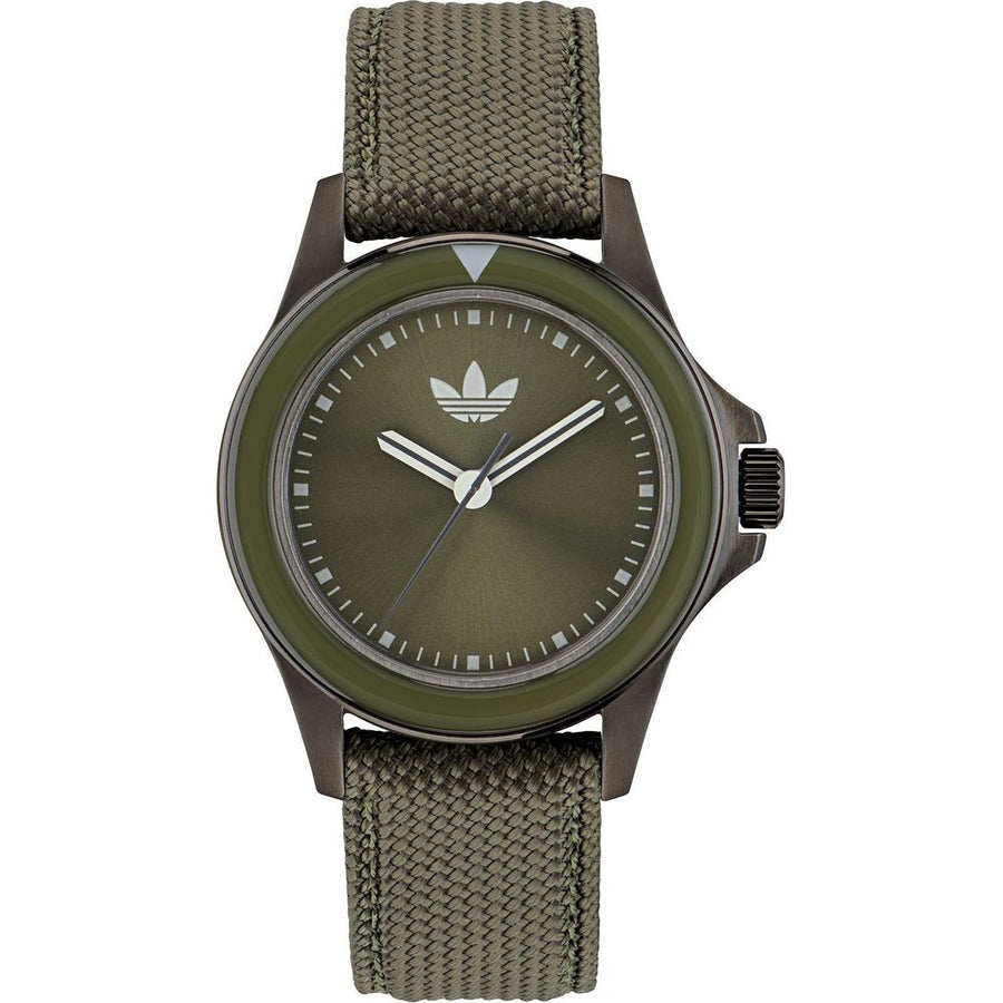 Green Fabric Dress Watch