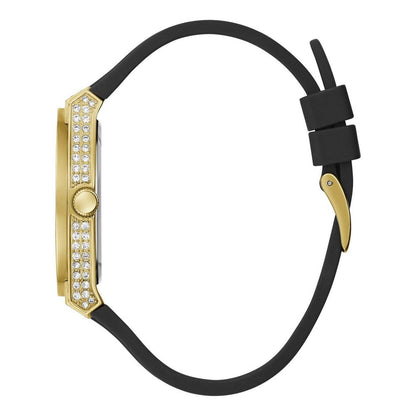 Black Synthetic Dress Watch