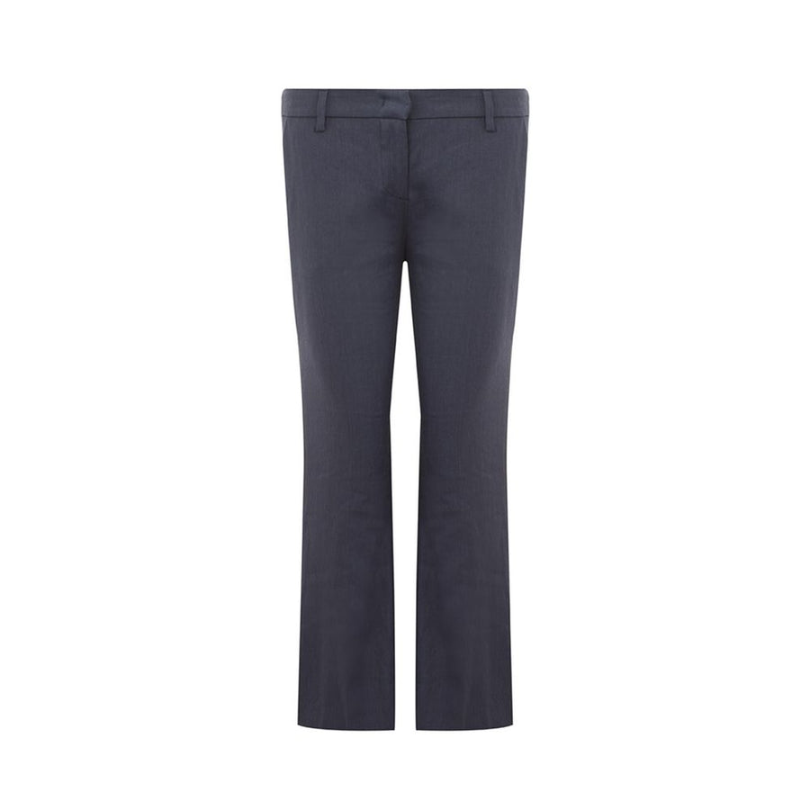 Chic Blue Linen Trousers