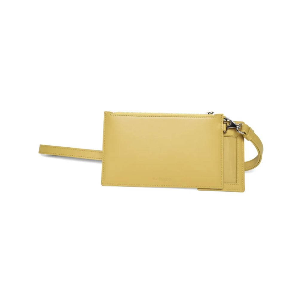 "Sunshine Yellow Leather Men Wallet"