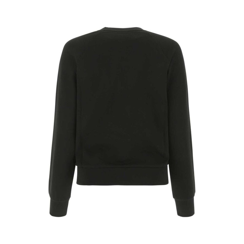 Black Cotton Sweatshirt