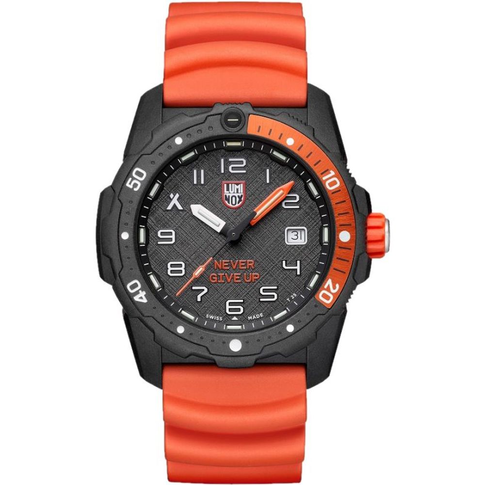 Orange Rubber Sport Watch