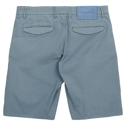 Light Blue Linen Men Short