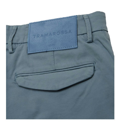 Light Blue Linen Men Short