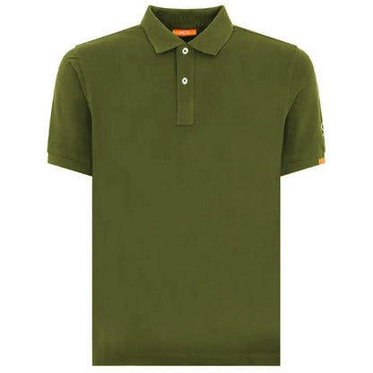 Green Cotton Polo Shirt