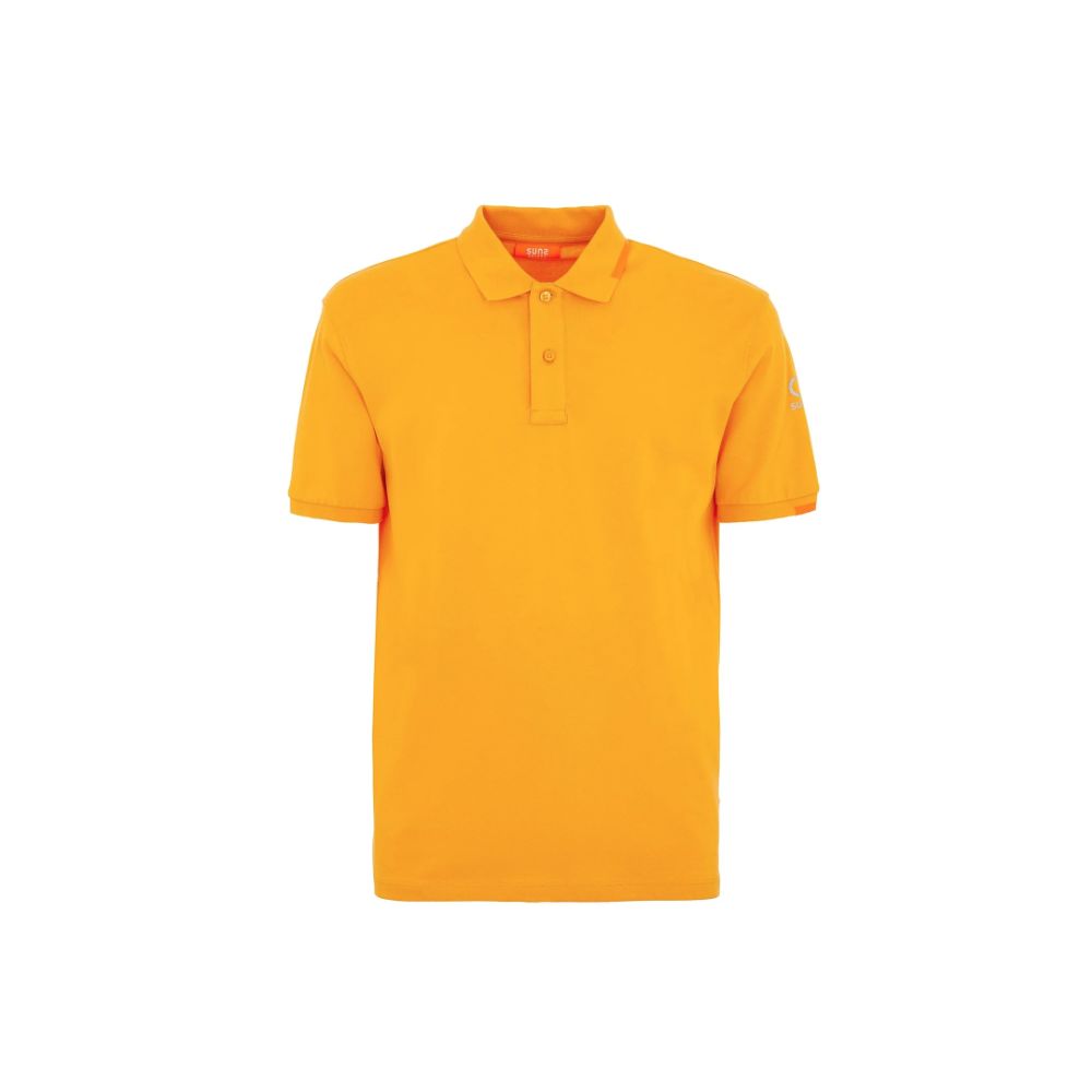 Orange Cotton Polo Shirt