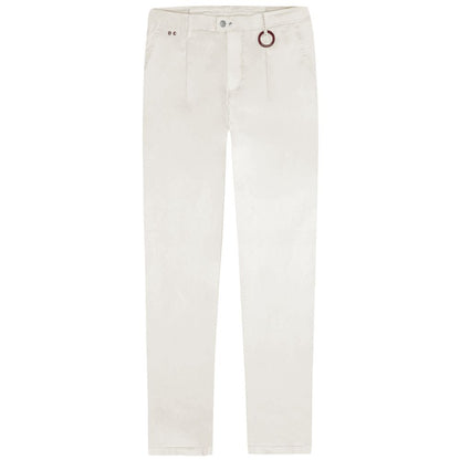 White Cotton Men Jeans