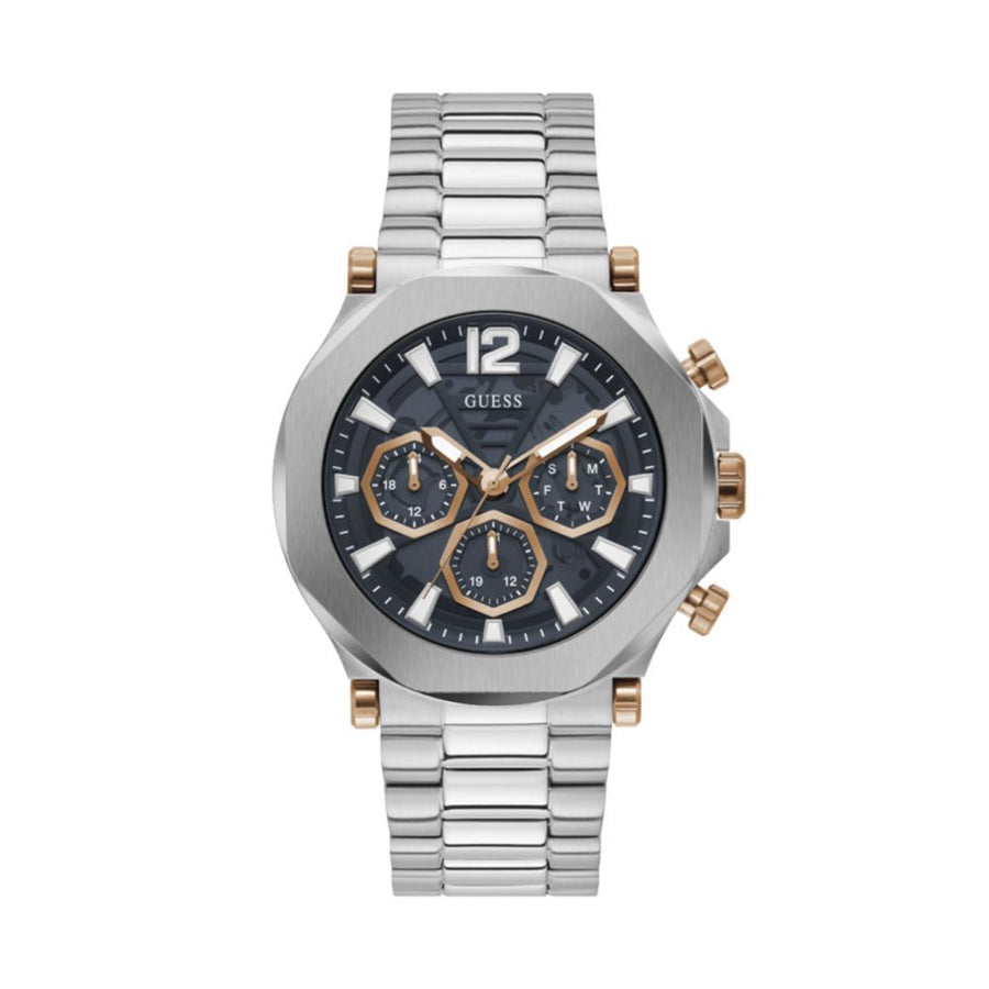Gray Stainless Steel Dress Watch