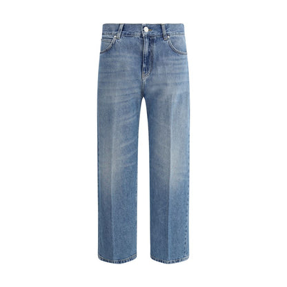 Blue Cotton Jeans Denim