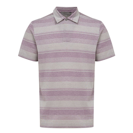 Gray Cotton Polo Shirt