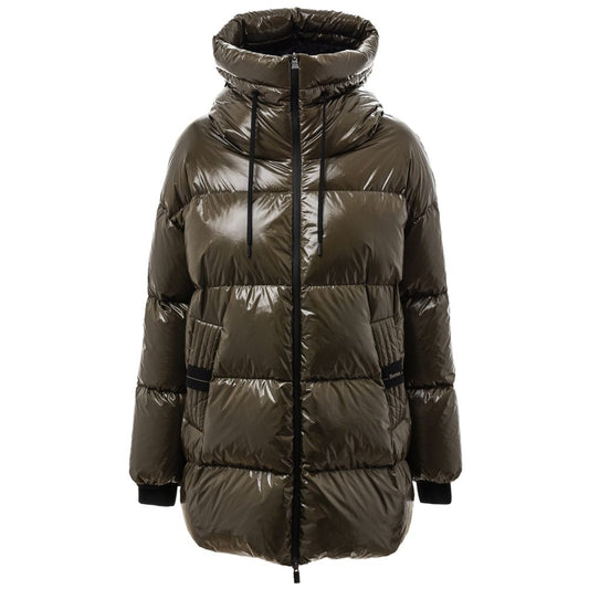 Green Polyamide Parka