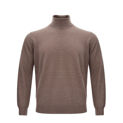 Brown Wool Turtleneck