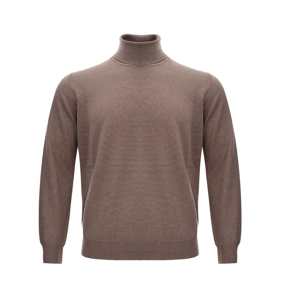 Brown Wool Turtleneck