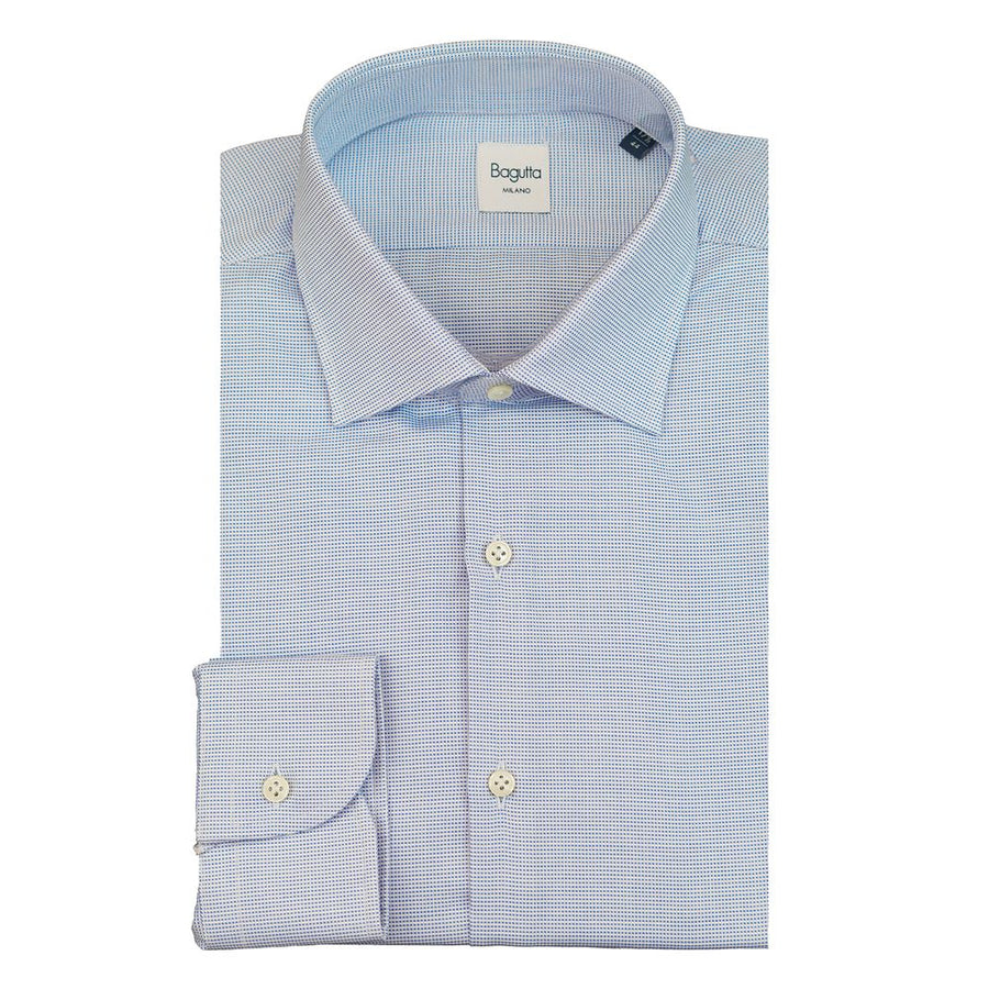 Blue Cotton Men's Shirt