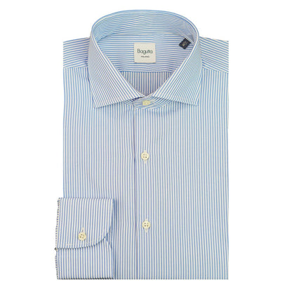 Light Blue Cotton Men Shirt