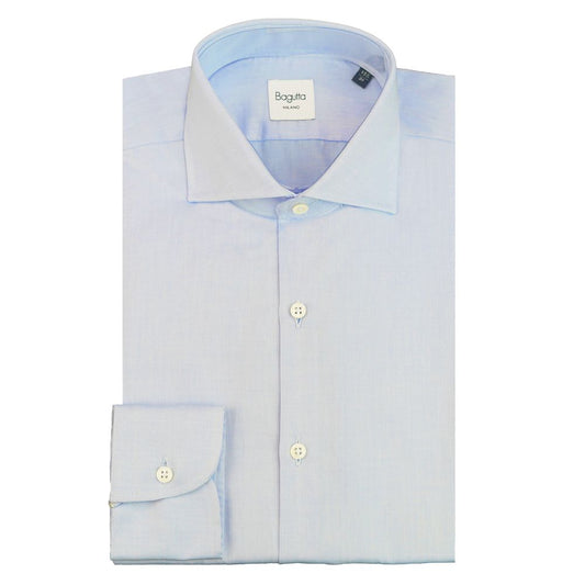 Light Blue Cotton Men Shirt