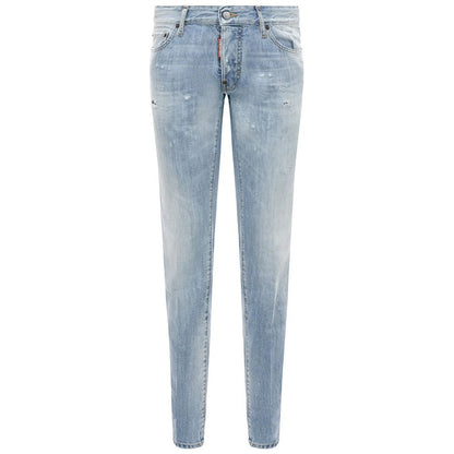 Blue Cotton Men Jeans