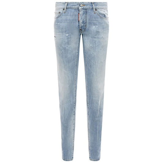 Blue Cotton Men Jeans