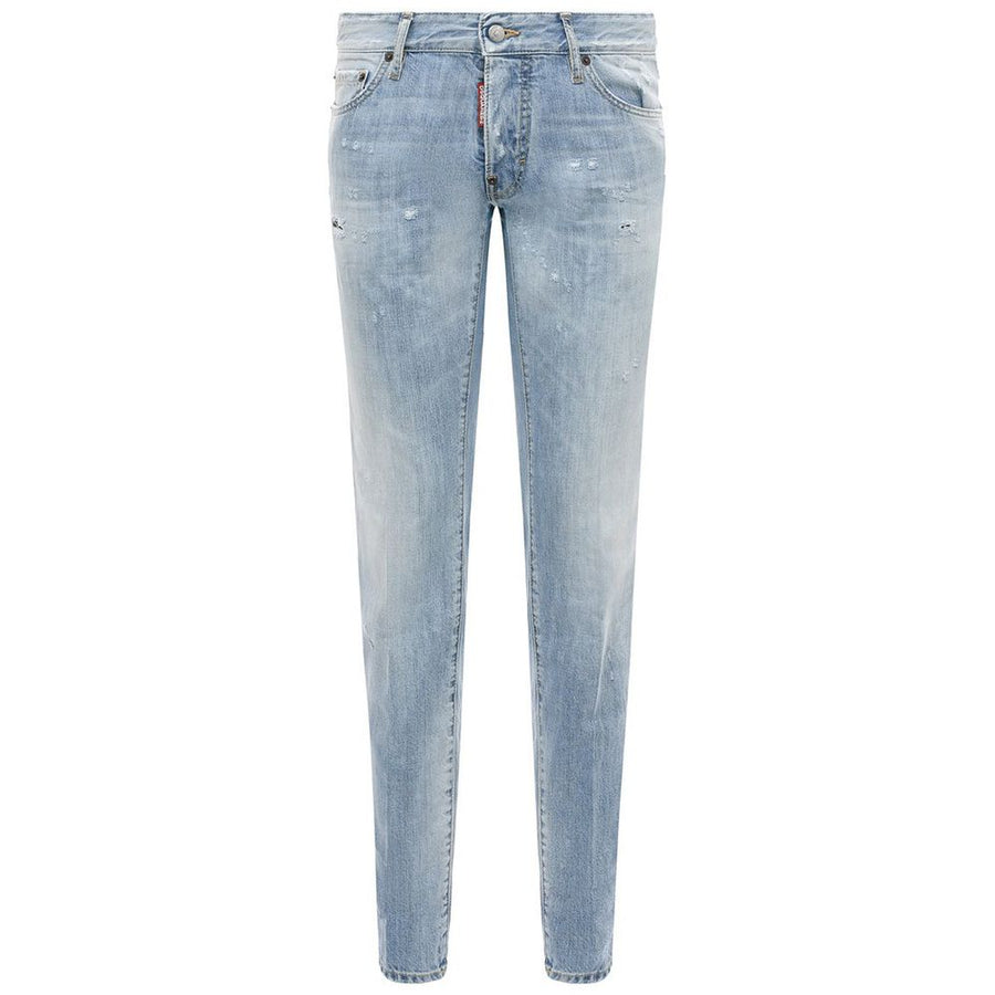 Blue Cotton Men Jeans