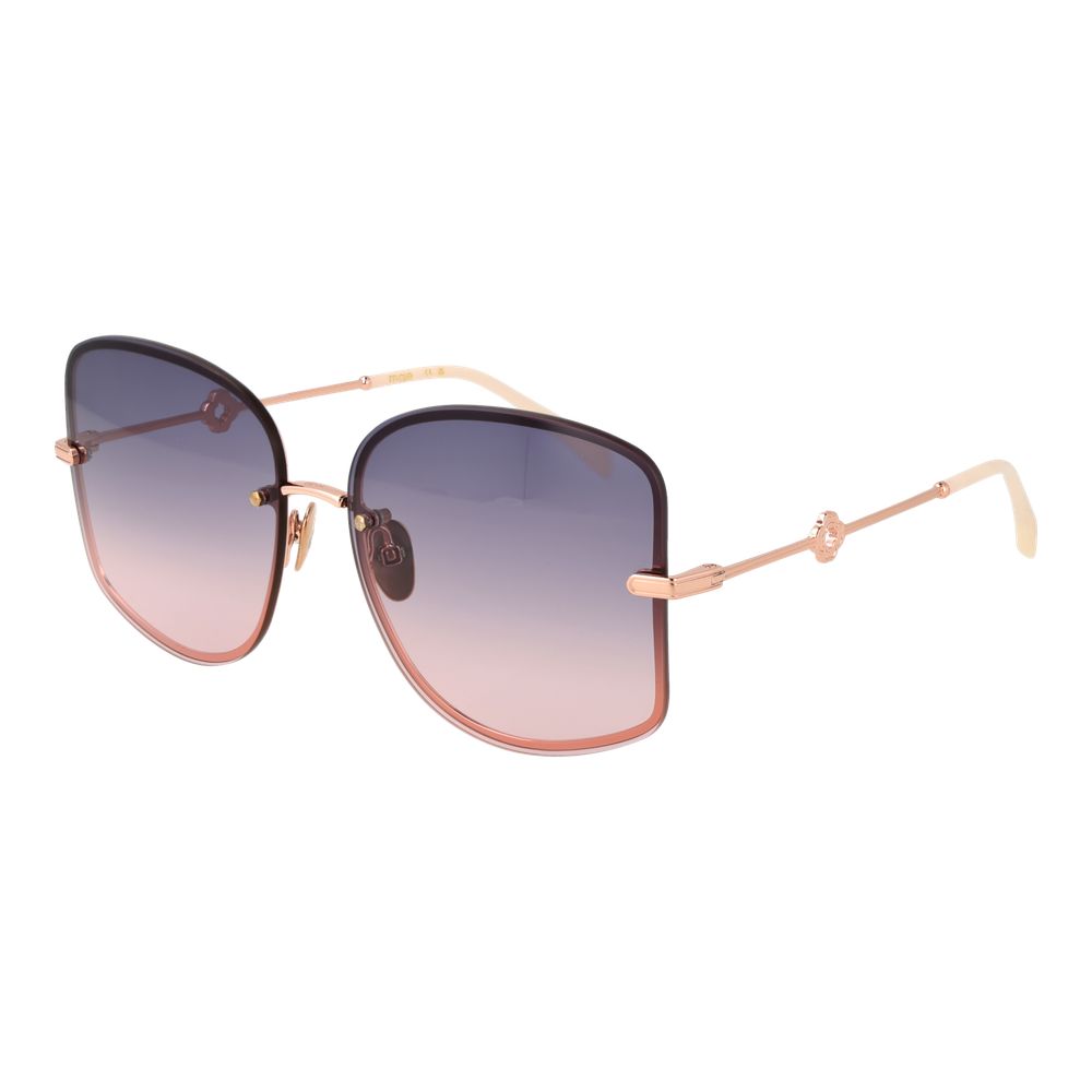 Rose Gold Metal Sunglasses