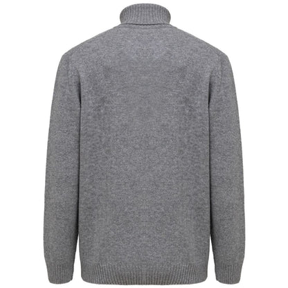 Gray Cashmere Turtleneck