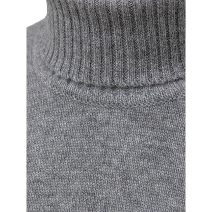 Gray Cashmere Turtleneck