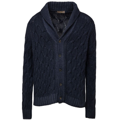Blue Cashmere Cardigan