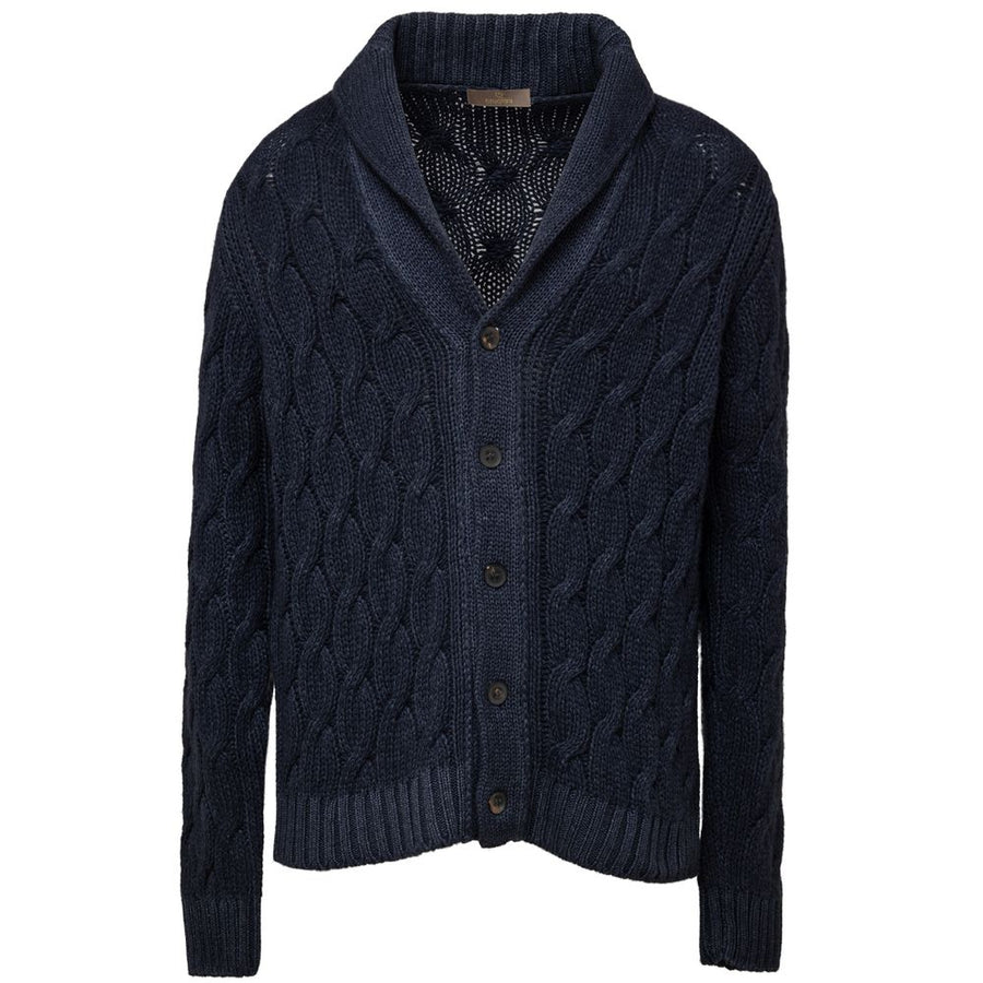 Blue Cashmere Cardigan