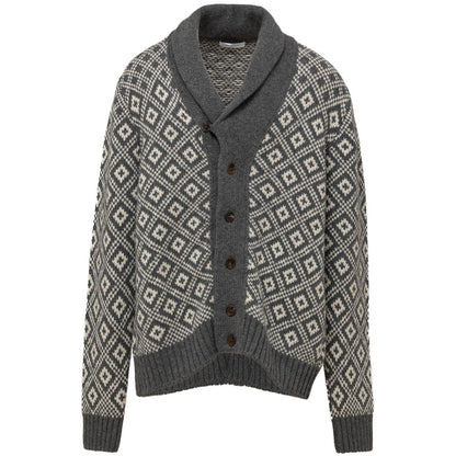 Bicolor Cashmere Cardigan