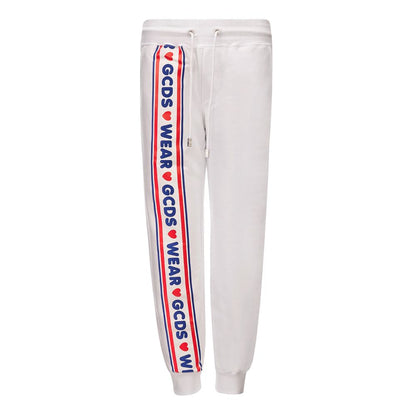White Cotton Joggers (Workout Pants)