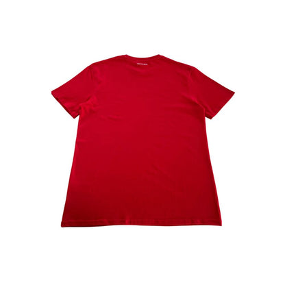 "Red Cotton Men T-Shirt"