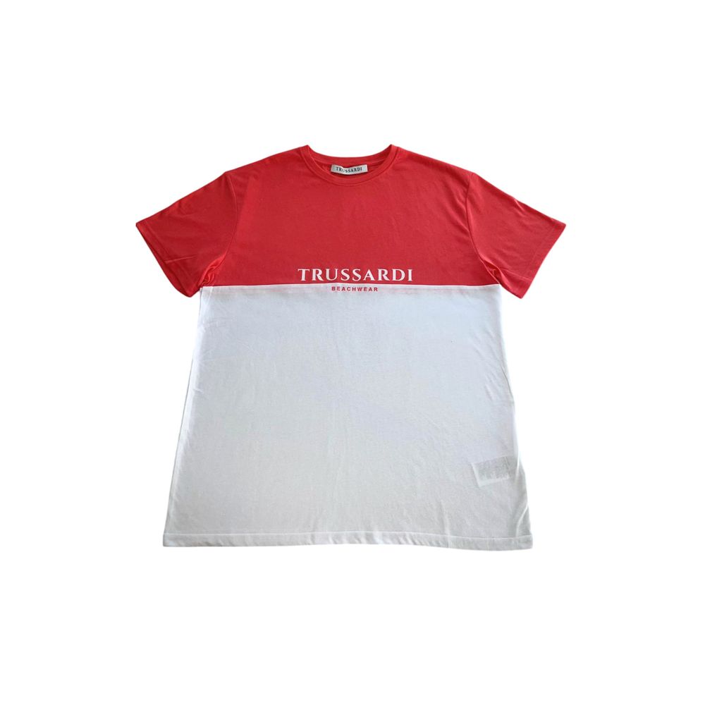 White Cotton Men T-Shirt