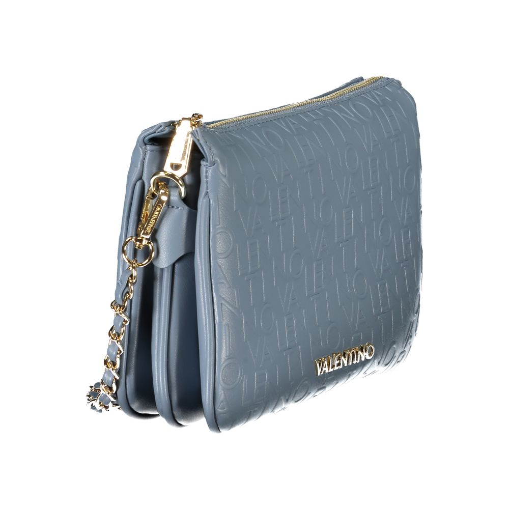 Azzurro Polyurethane Women Handbag