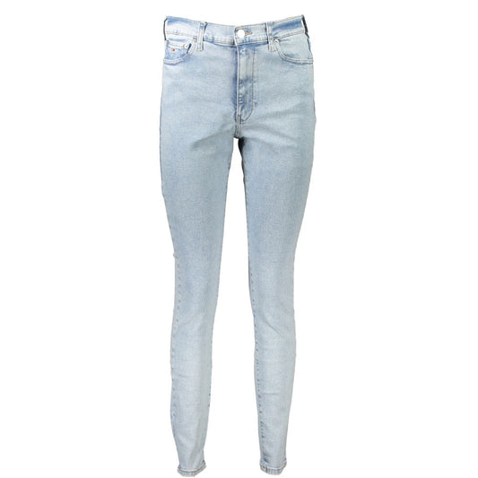 Azzurro Cotton Women Jeans
