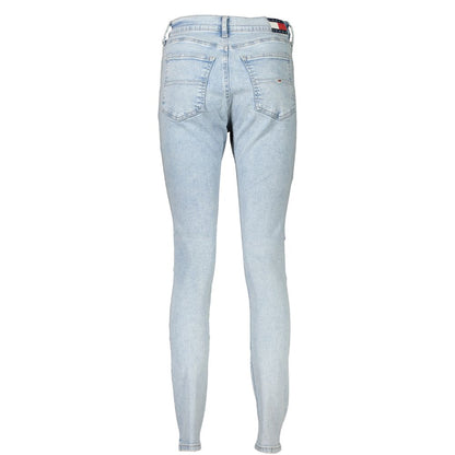 Azzurro Cotton Women Jeans