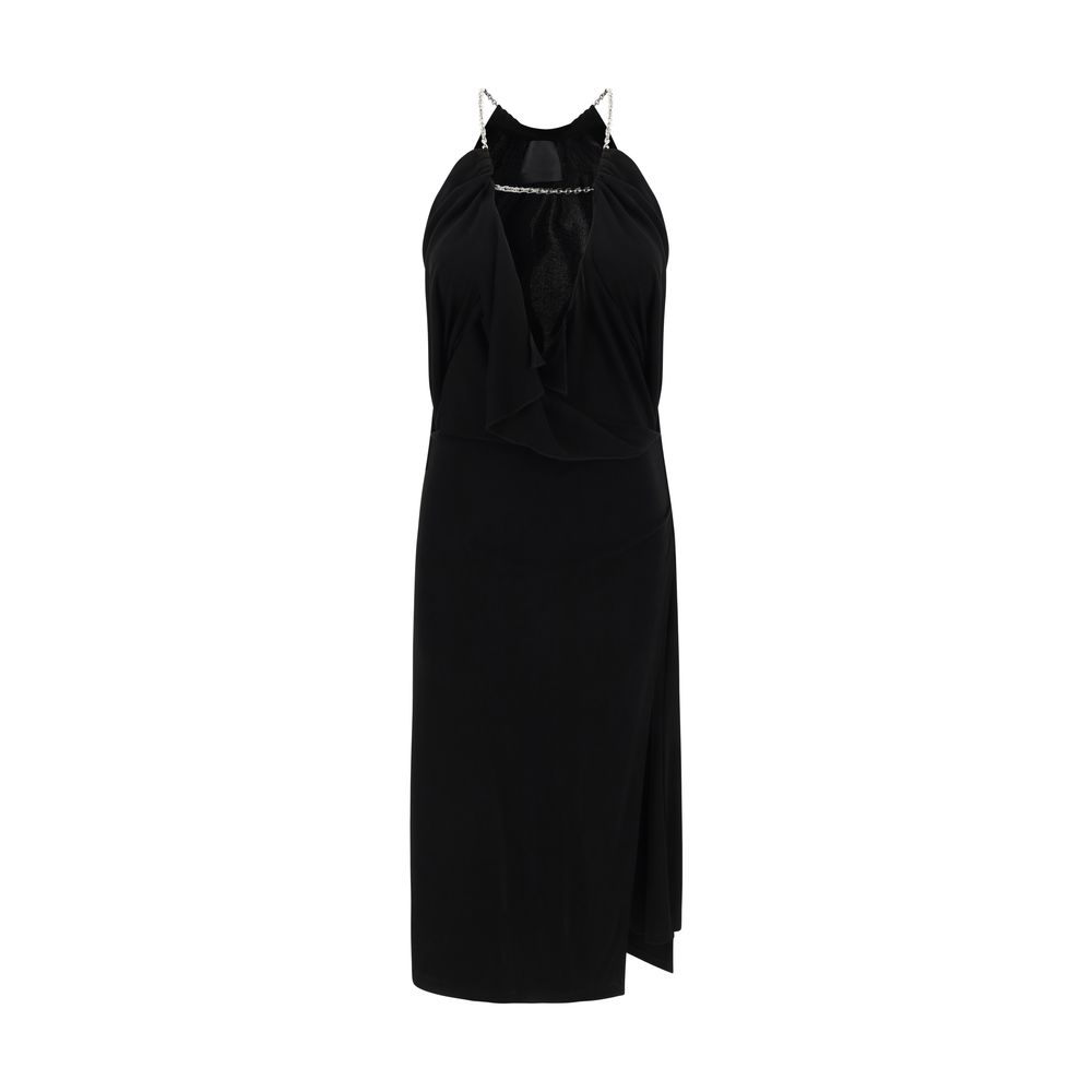 Black Viscose Cocktail Dress