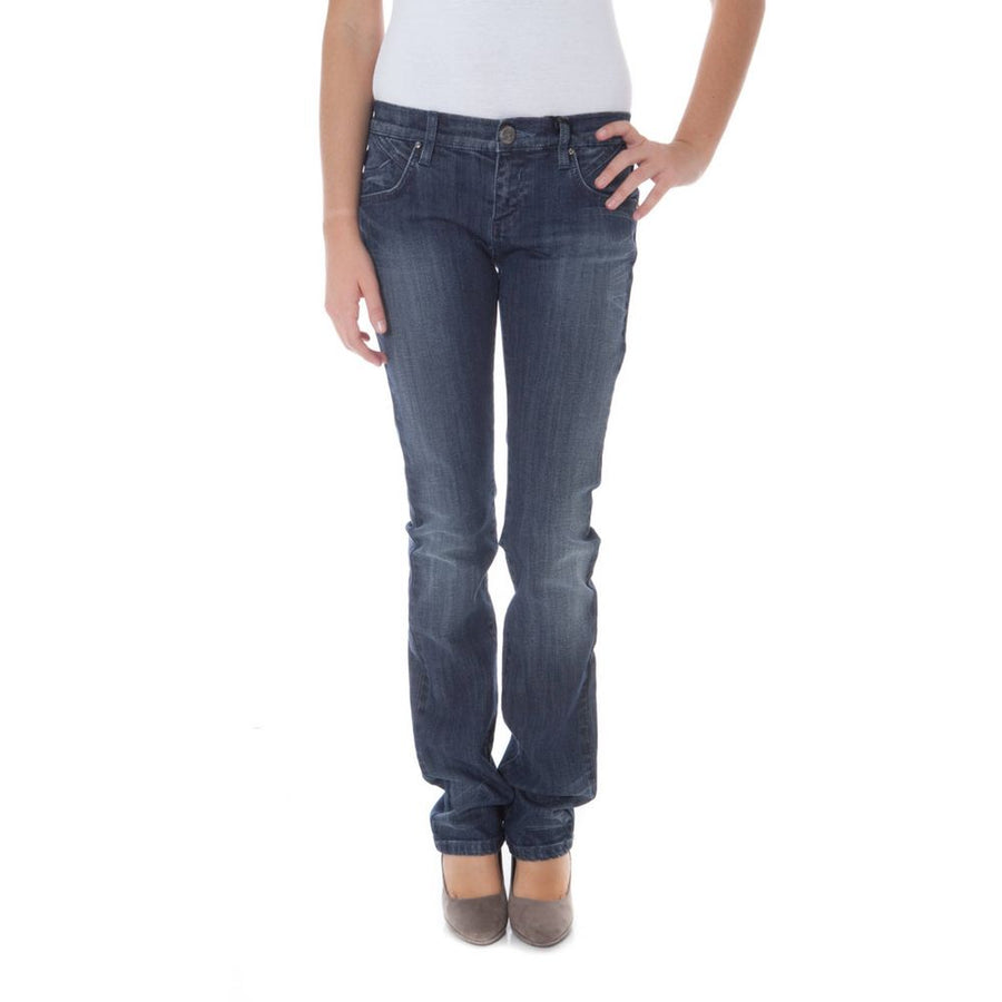 Blue Cotton Women's Jeans