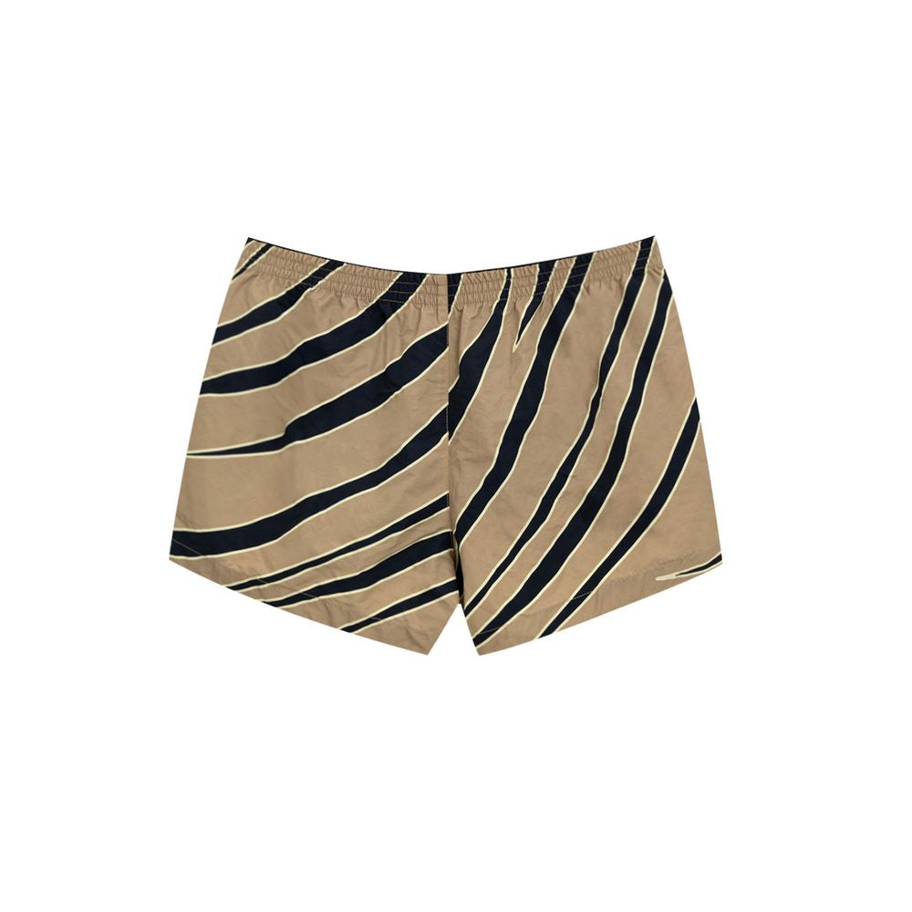 Beige Polyamide Swim Shorts